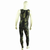 3MM Camouflage tweedelig onderwatervissers Wetsuit met dubbele nylon verblindende stiksels voor heren