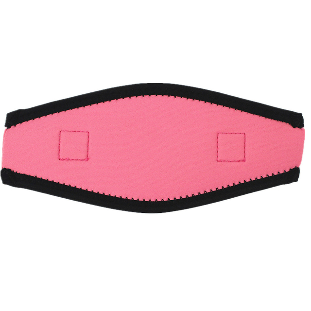 2 mm neopreen roze maskerbandafdekking met klittenband erop voor mannen en vrouwen 