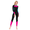 Dames Full Body UV 50+ 210 Sgm Nylon/Polyester Blauw Rood, Zwart Rash Guard