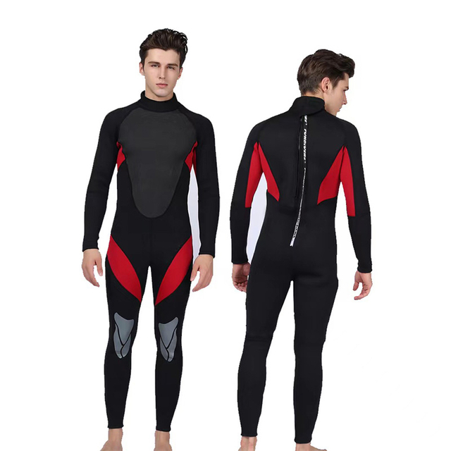 Qith kwaliteit CR neopreen met nylon stof houdt warm plat slot heren 3 mm wetsuit